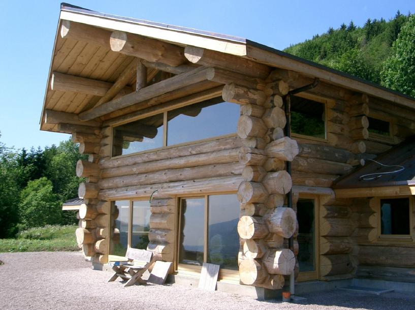 Ossature en bois > Maison en rondin de bois