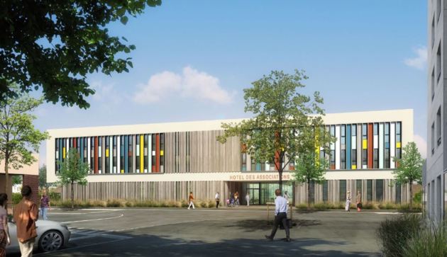 Tout en bois, l'hôtel des associations économisera l'énergie Tout en bois, l'hôtel des associations économisera l'énergie