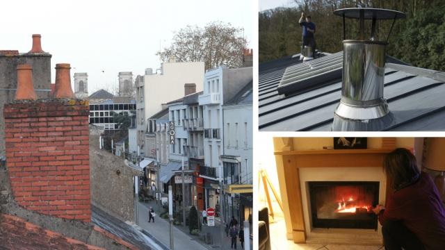 A La Roche-sur-Yon, le marché du chauffage au bois flambe